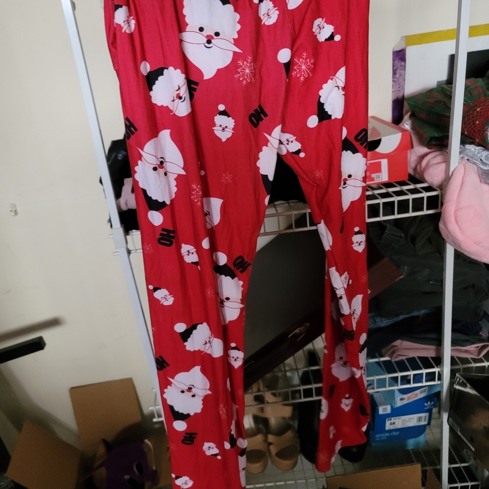 Santa Christmas ho ho ho tights